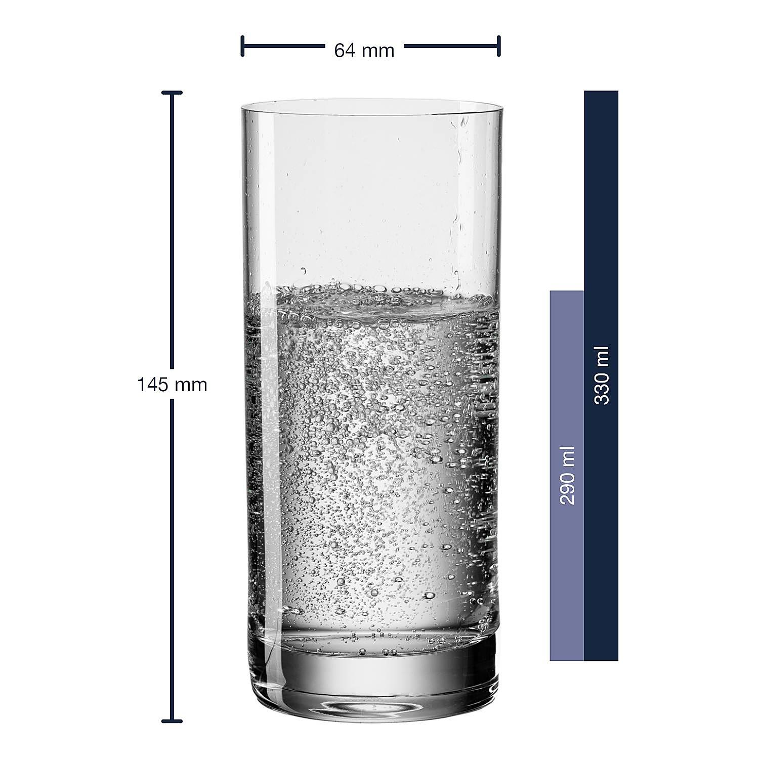 6x Trinkglas Easy Transparent 1