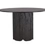 Tekla Esstisch Schwarz Ø 120cm 2