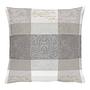 Pillowcase Country Home V White Grey 40 x 40 cm 0