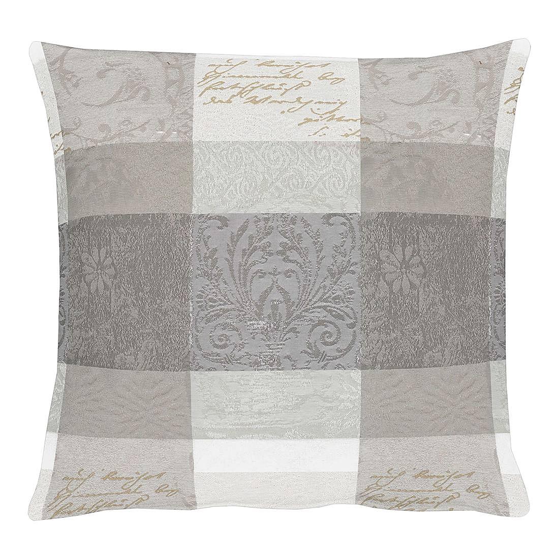 Pillowcase Country Home V White Grey 40 x 40 cm 0