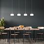 LED Pendant Light Belinda Clear Glass Iron 2