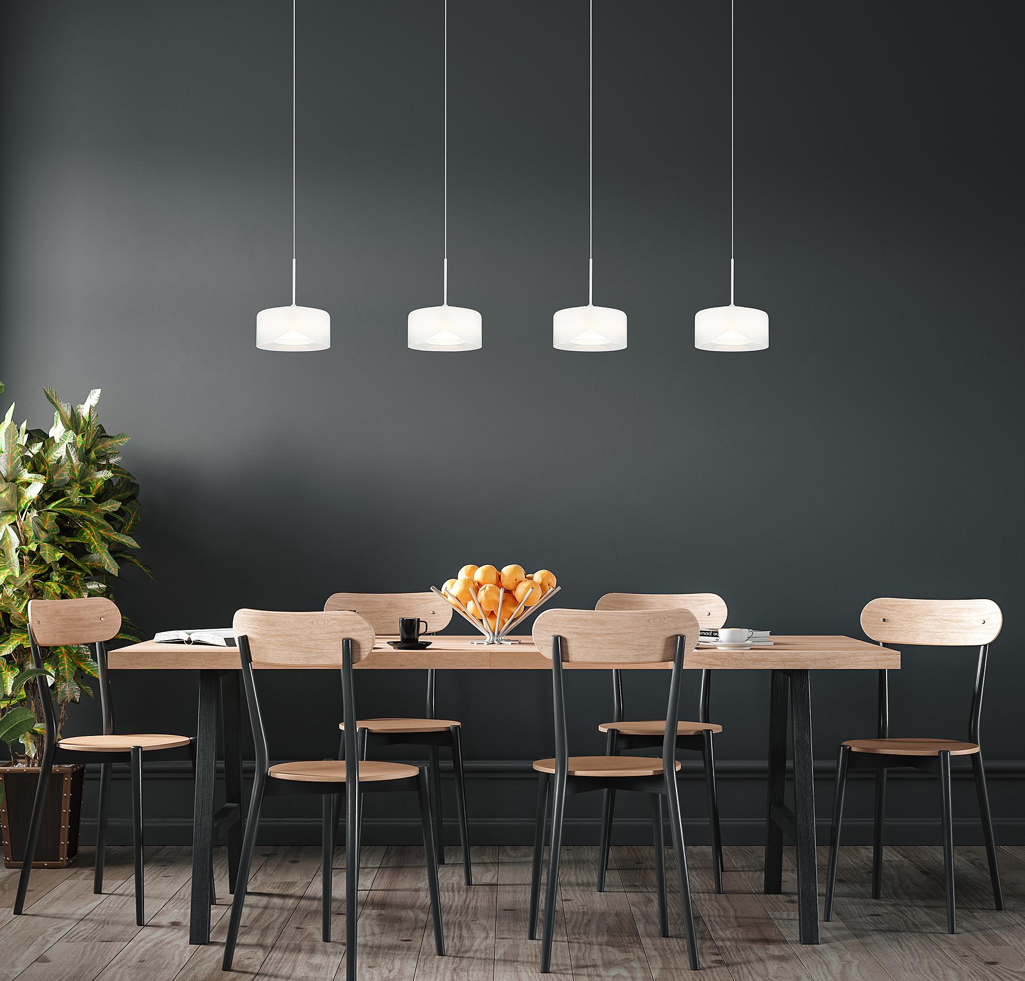LED Pendant Light Belinda Clear Glass Iron 2