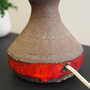 Vintage table lamp ceramic multicoloured 1960s 7