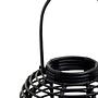 Mataram Kleine Schwarze Naturrattan Laterne
 7