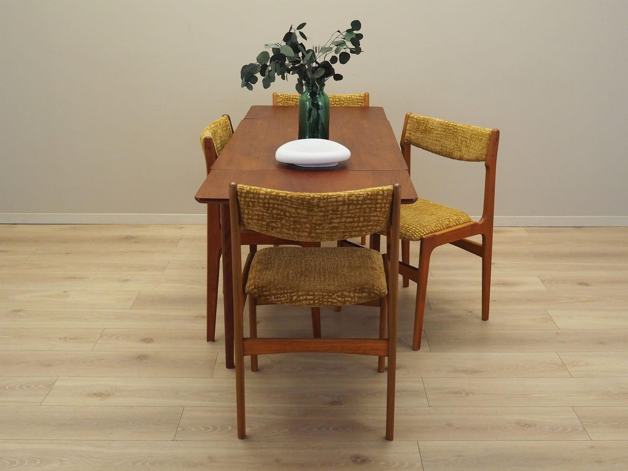 6x Dining chair teak 1970s 3