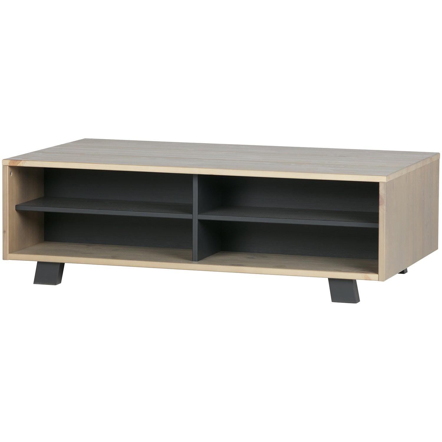 Derby Couchtisch Holz Grau 6