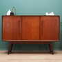 Vintage Highboard Teakholz Braun 1960er Jahre 1