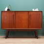 Vintage Highboard Teakholz Braun 1960er Jahre 1