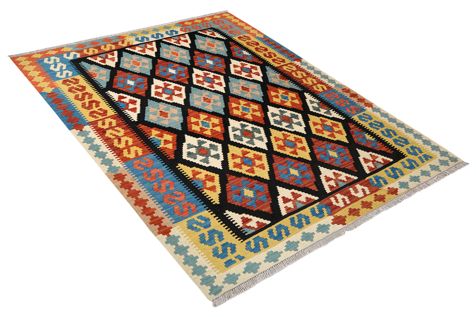 Kelim Gashgai Wool Multicolored 2