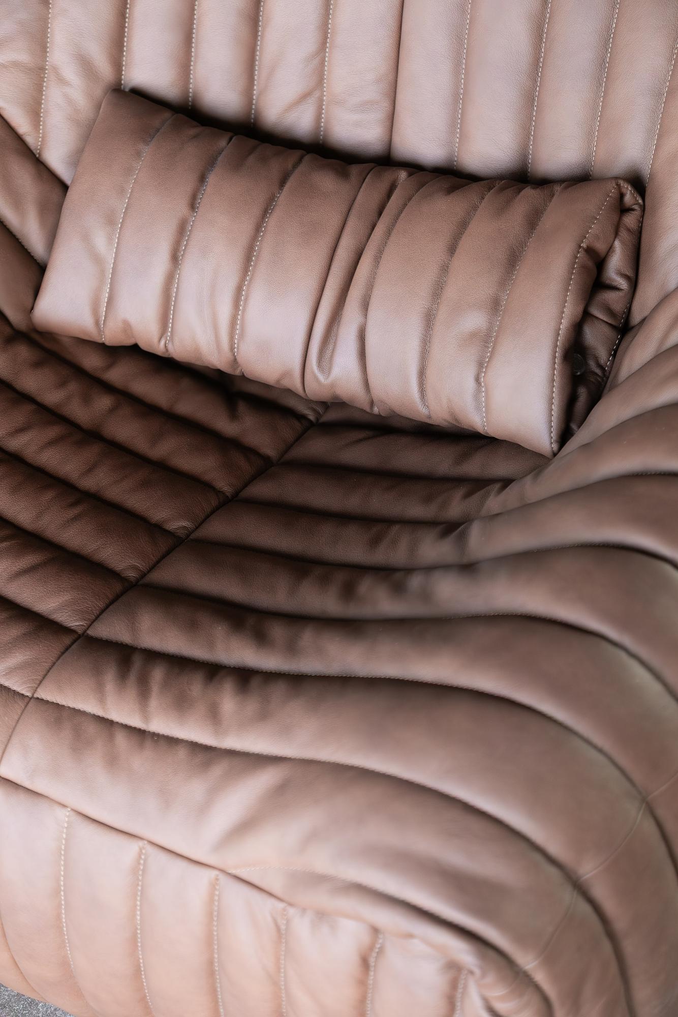 Togo Armchair Smooth Leather Folk Brown 5