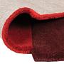 Wollteppich Collage Wolle Rot 90 x 150 cm 3