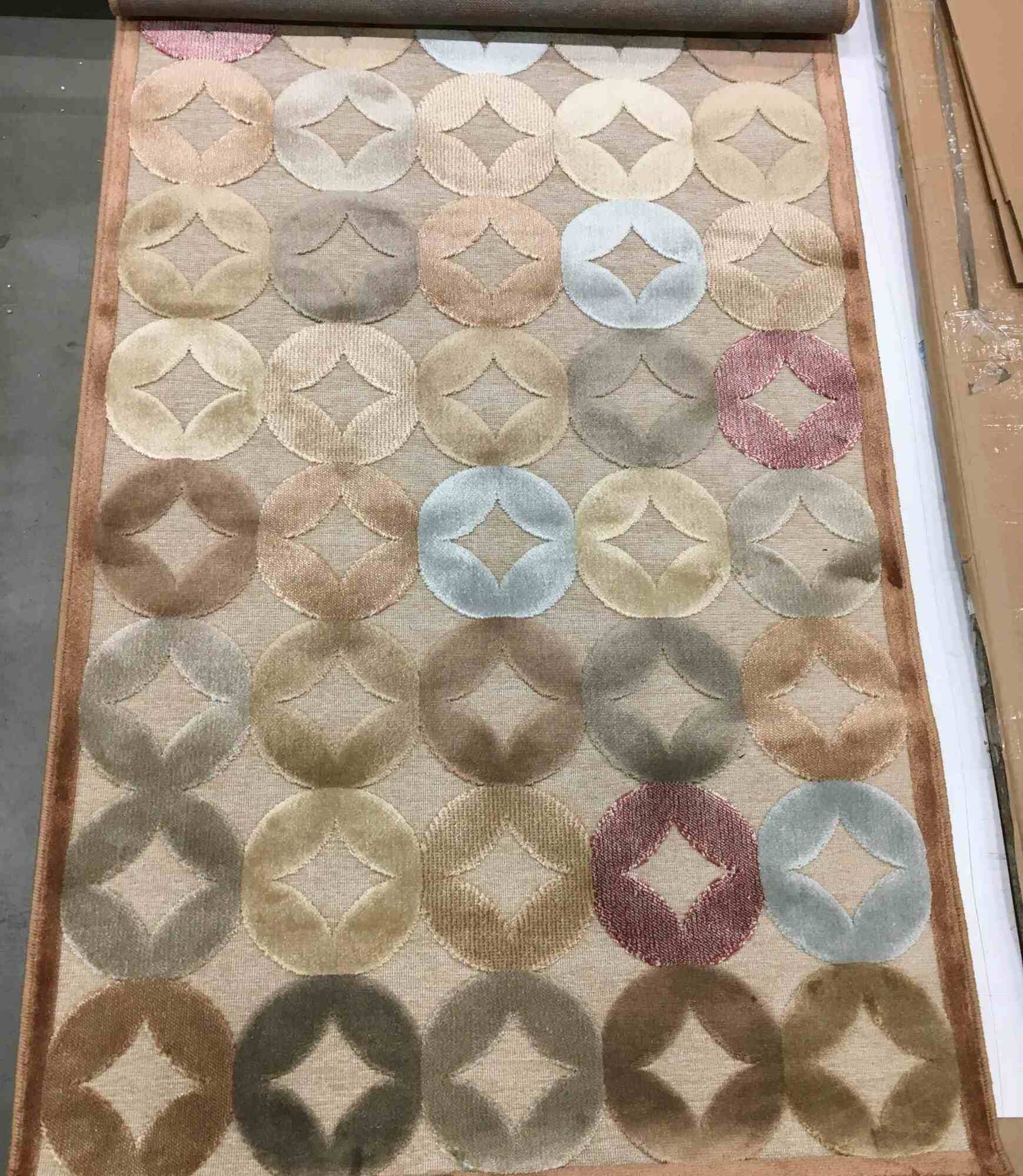 Teppich Viskose Creme 3