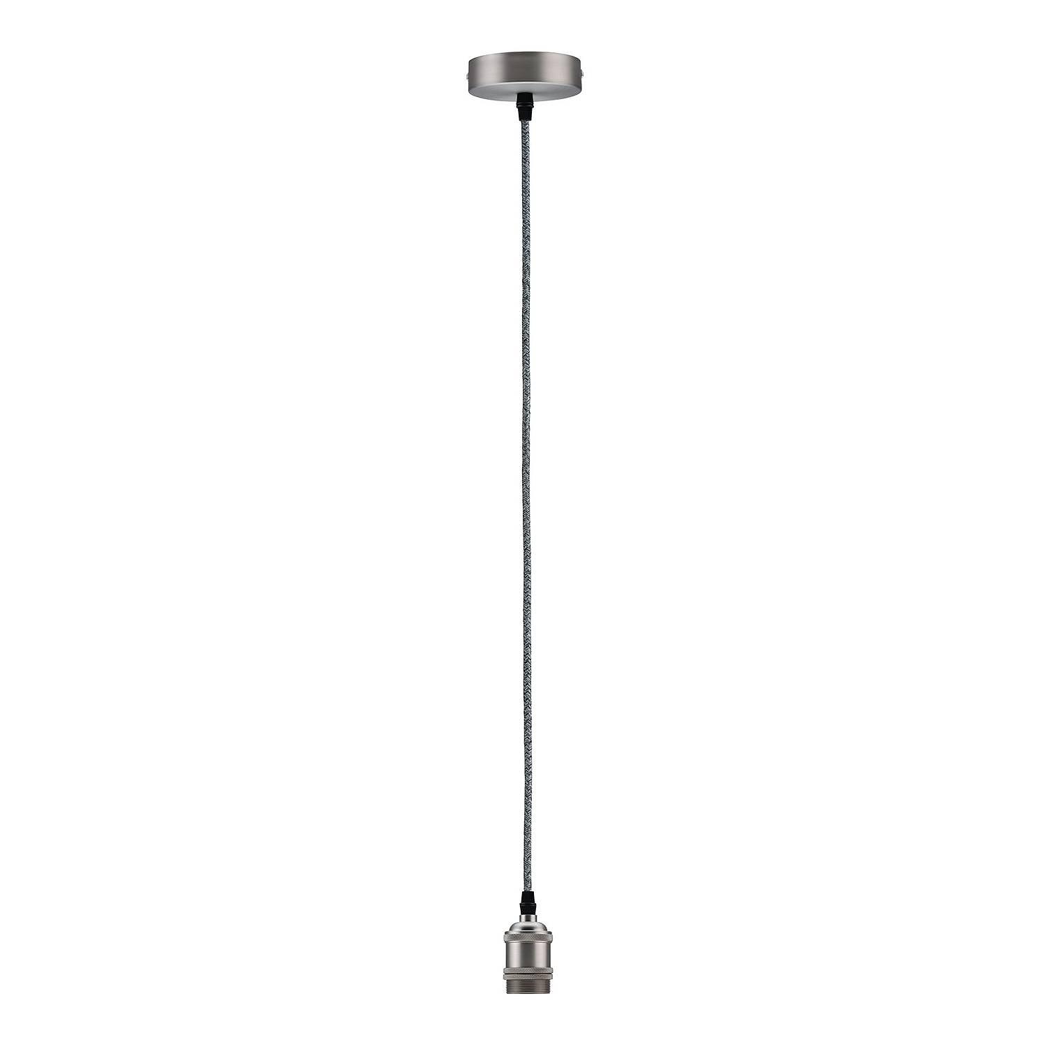 Eldar III Pendelleuchte Aluminium Mischgewebe 1-flammig 3