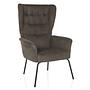 Havenio Armchair Fabric Dark Grey 5