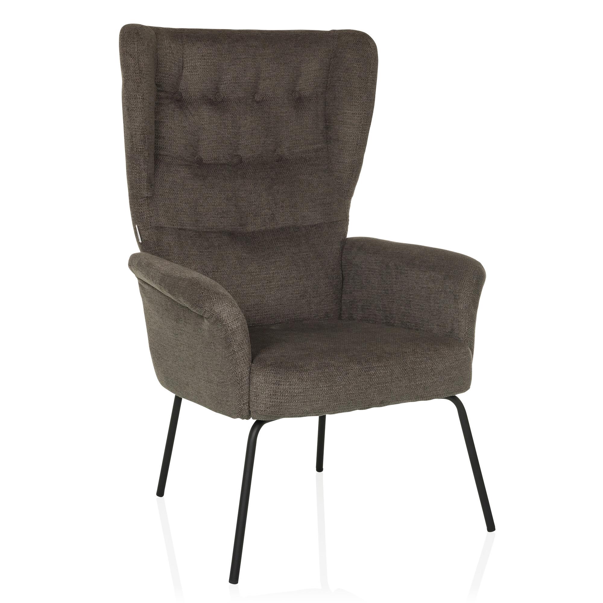 Havenio Armchair Fabric Dark Grey 5