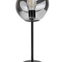 Tischlampe Rauchglas Grau 1