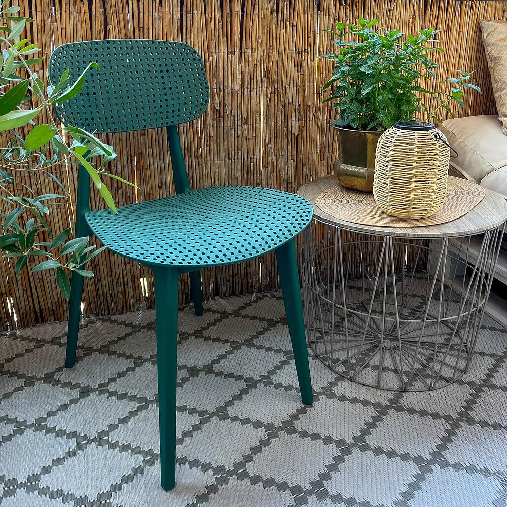 ARTIFO HOL Stackable chair Plastic Green 1