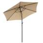 Sonnenschirm Aluminium Polyester Beige 0