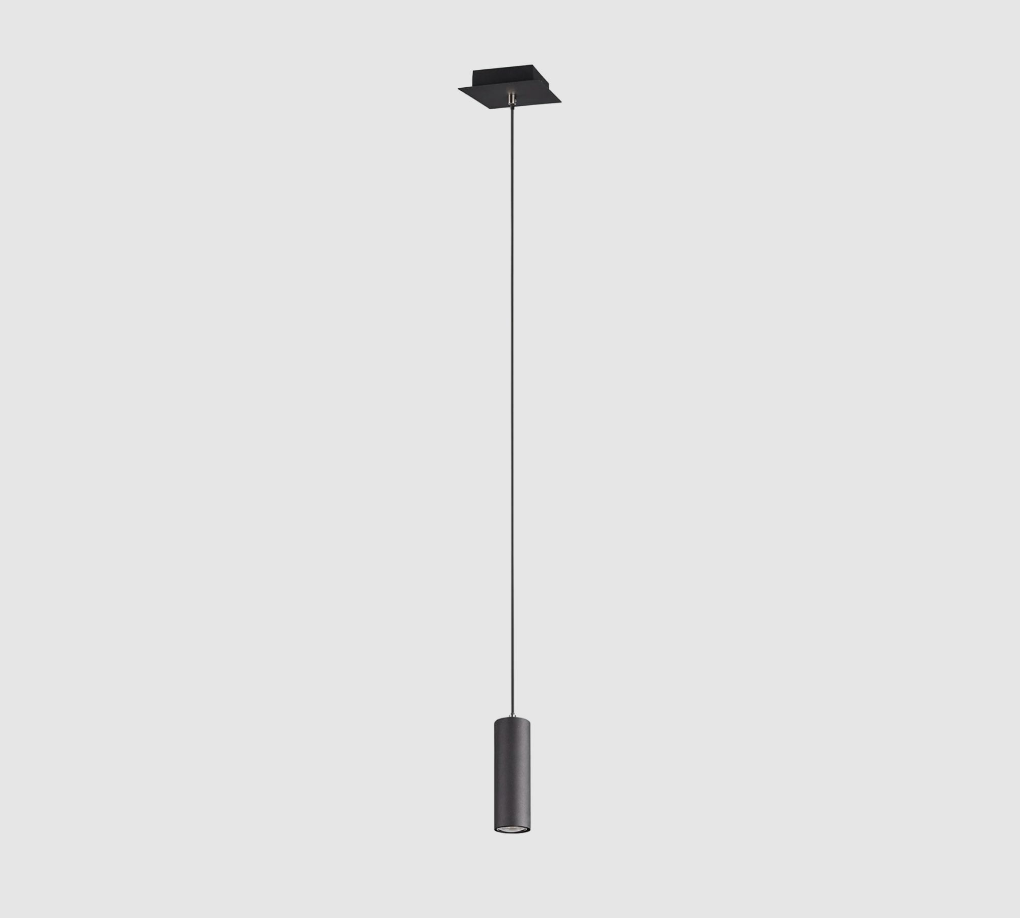 Pendant lamp Marley I Iron 1-bulb Black 1