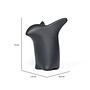 Curious Penguin Dekofigur 3D Druck Schwarz 
 4