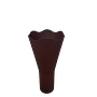 Wavy Vase Metall Braun 0