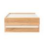 Schmuckkasten Gummibaumholz Stahl Beige Weiß 2