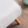 Foldable Sofa Bed 1-Seater White 6