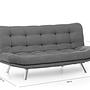 Misa Schlafsofa 3-Sitzer Grau 9