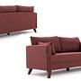 Bella Sofa 2-Sitzer Rot 5