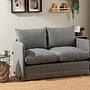Saga Sofa Bed 2-Seater Light Grey 1