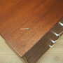 Vintage chest of drawers Teak brown 1970s 7