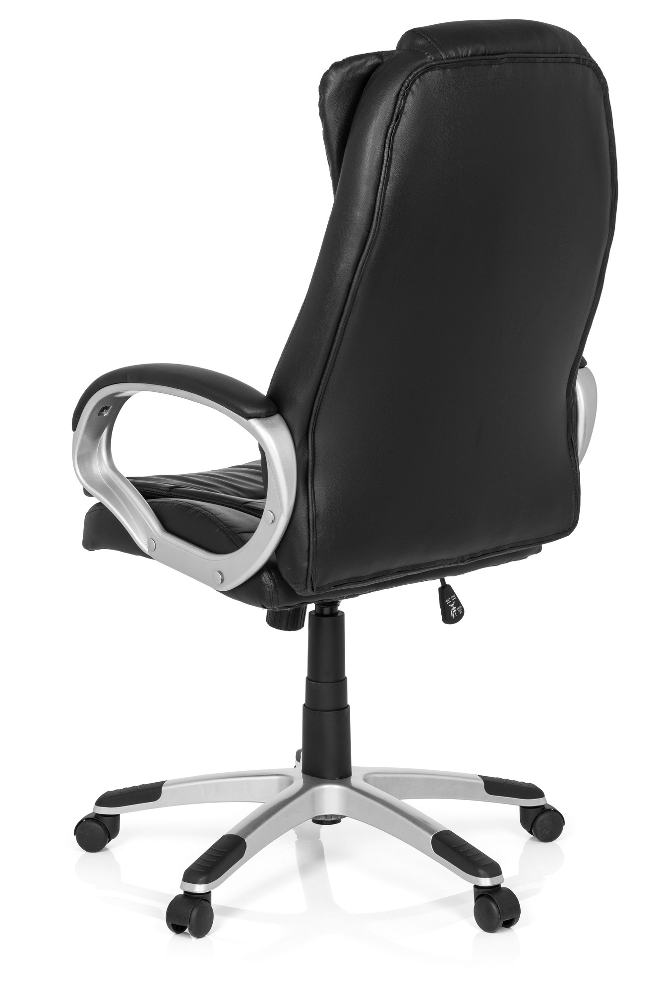 Poltrona direzionale ecopelle nero 7