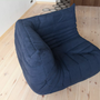 Togo Corner Sofa Fabric Navy Blue 4