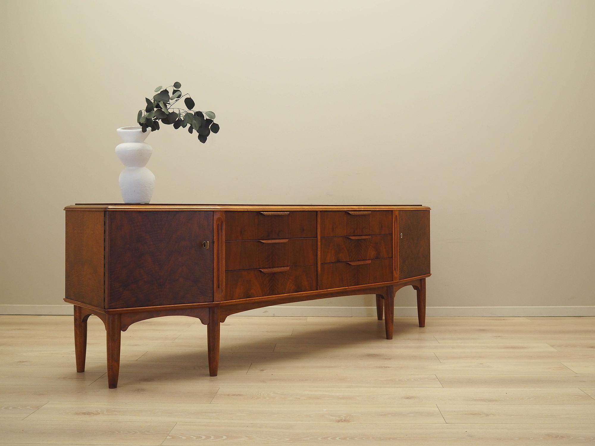 Sideboard walnut brown 1960s 5
