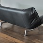 Tango Sofa 3-Sitzer Leder Schwarz 1