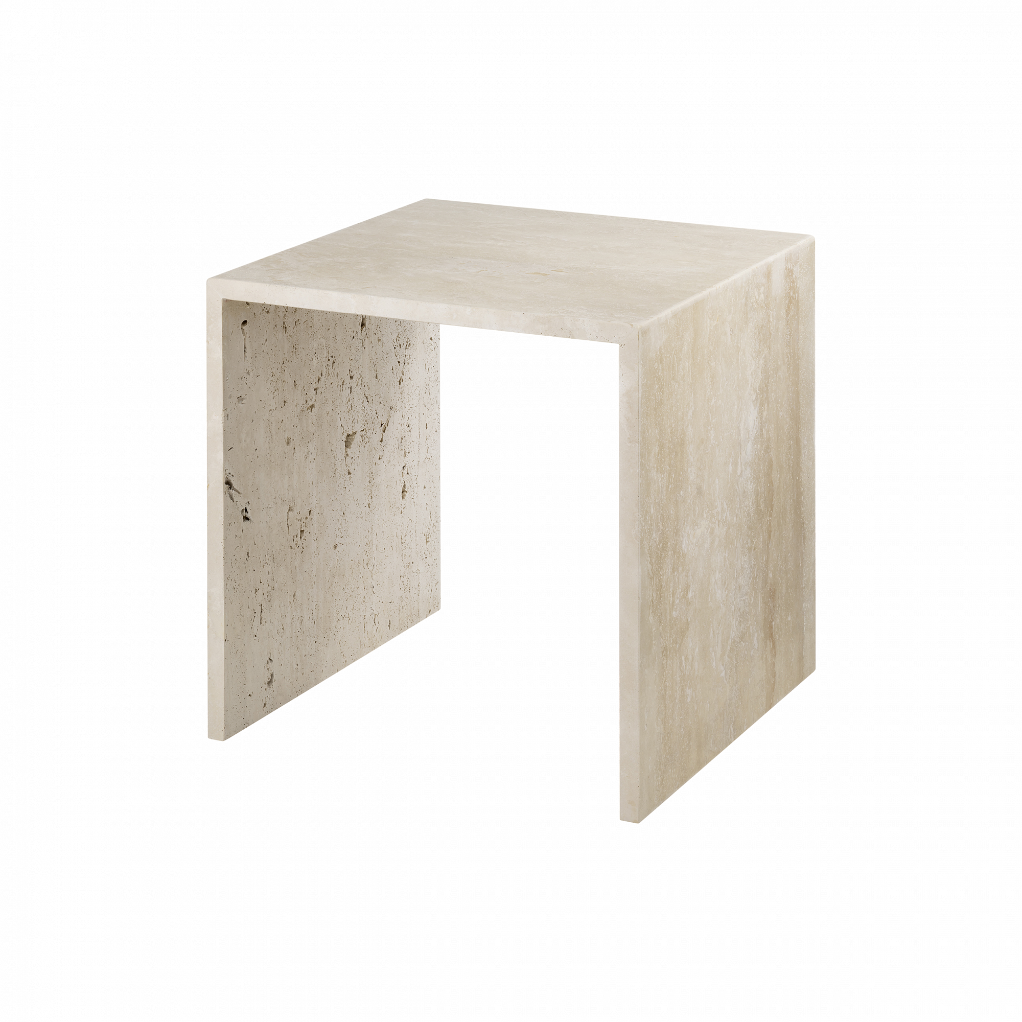 2x Varu Beistelltisch Travertine 66943 0