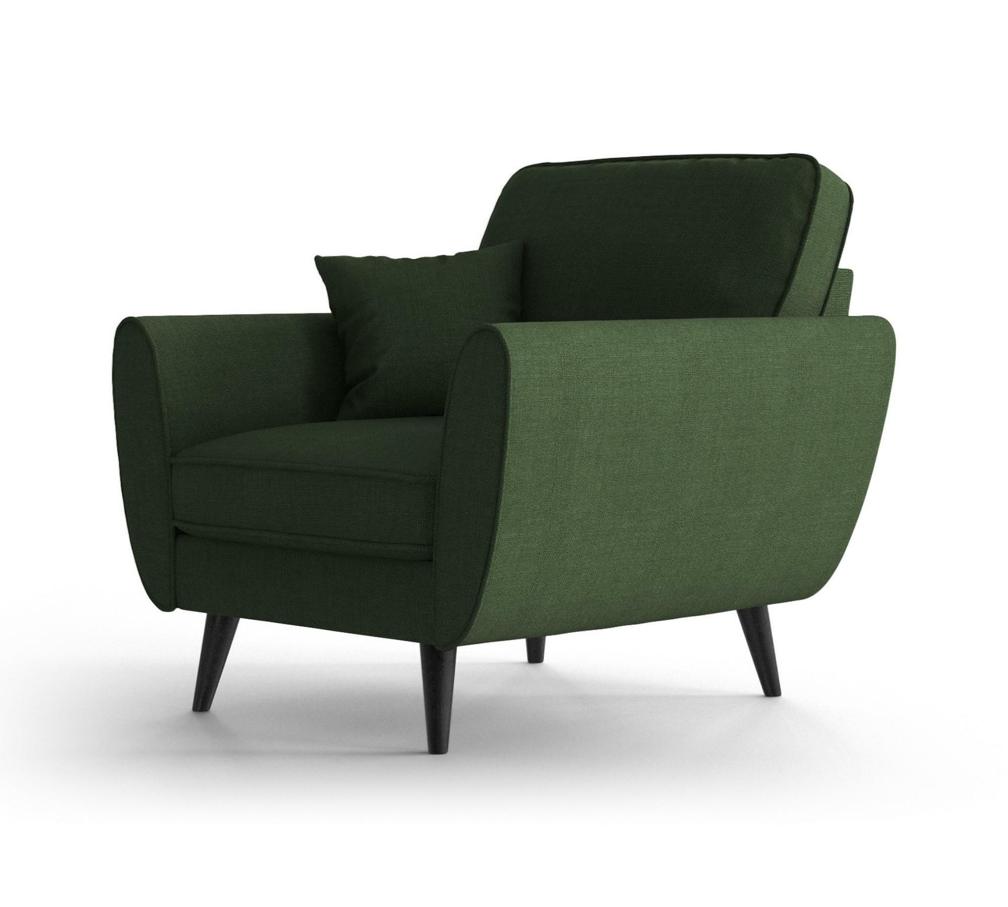 Auteuil Sessel Waldgrün EU-Produktion zertifiziert ÖKO-TEX 1
