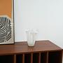 Glass vase 1970s 1