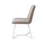 Umedo Textured Greige Dining Chair 1