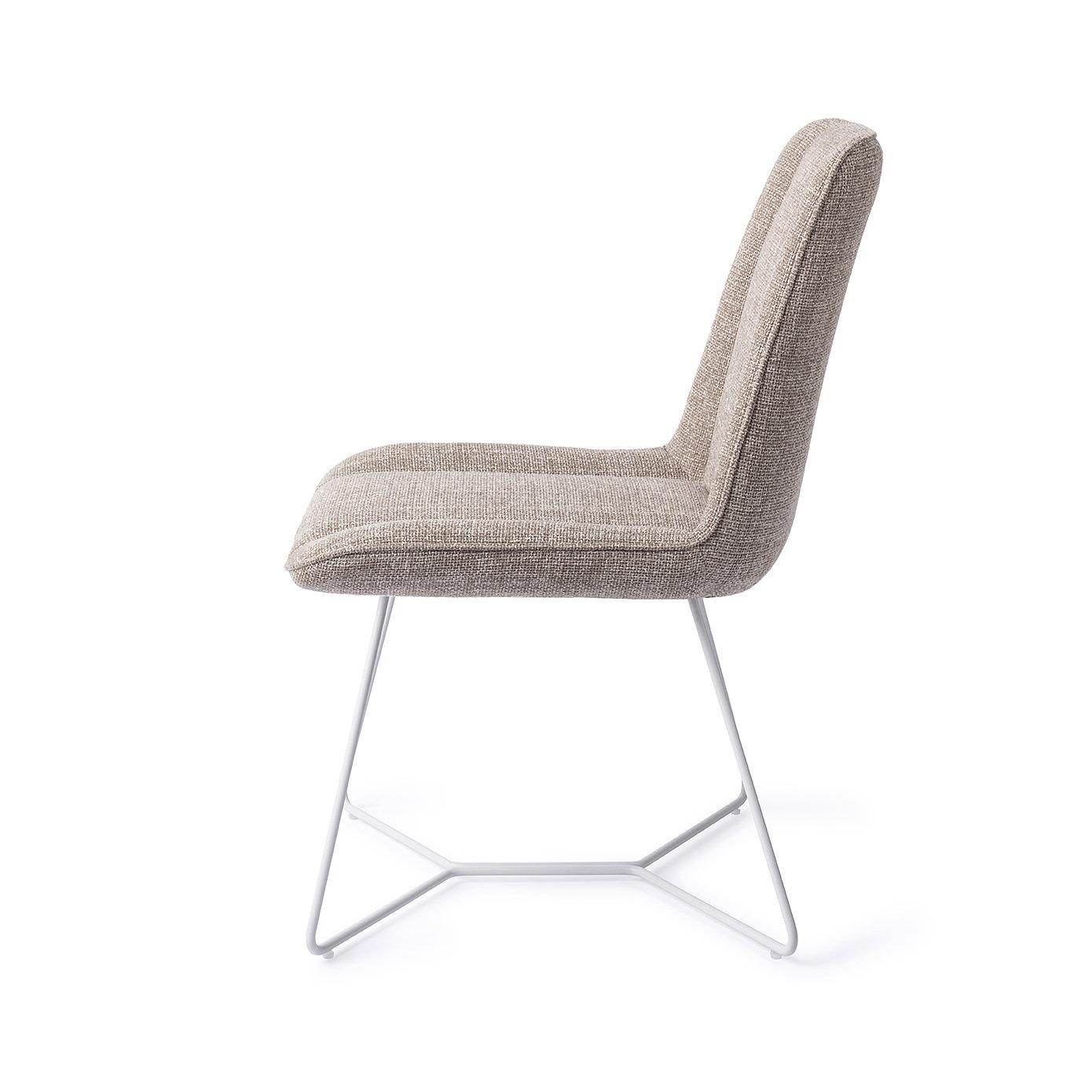 Umedo Textured Greige Dining Chair 1