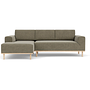 Vilmar Sofa 3-seater Chaise Longue Left Free Sage 0