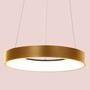 LED pendant light lacquered metal copper 0