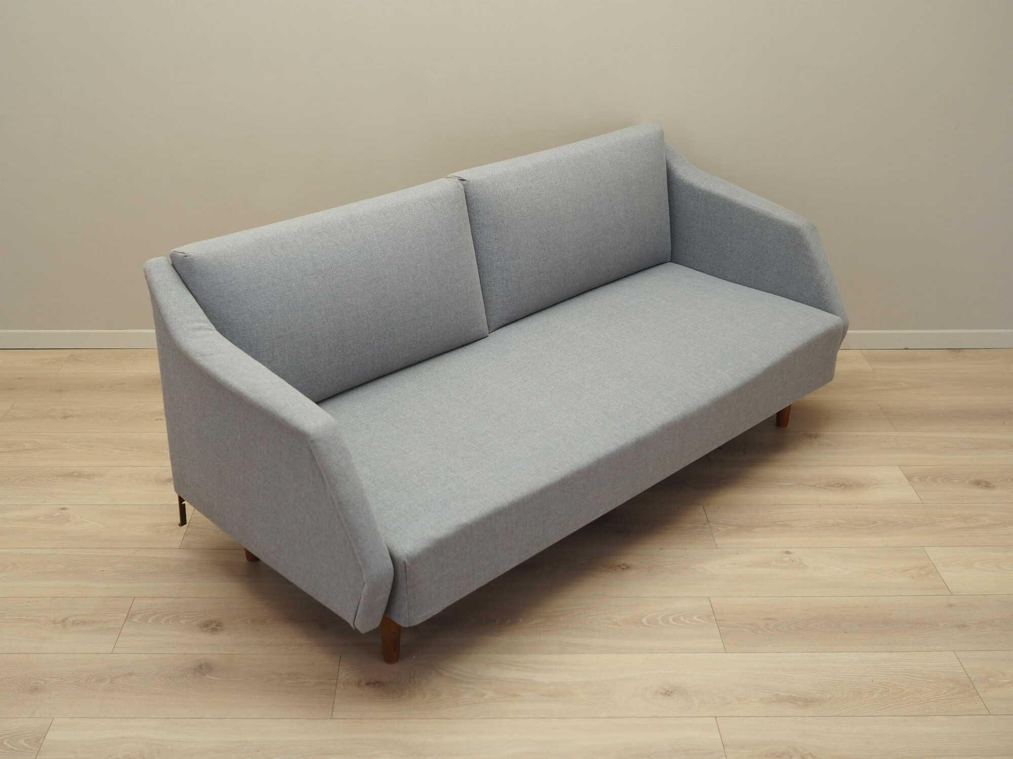 Sofa Textil Grau 1960er Jahre  6