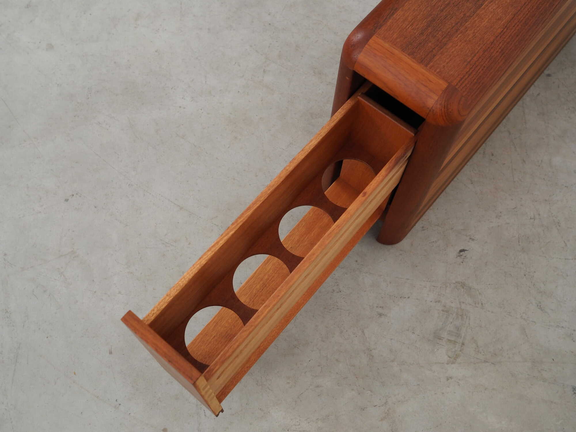 Vintage Bar Teak Wood Brown 1970s 8
