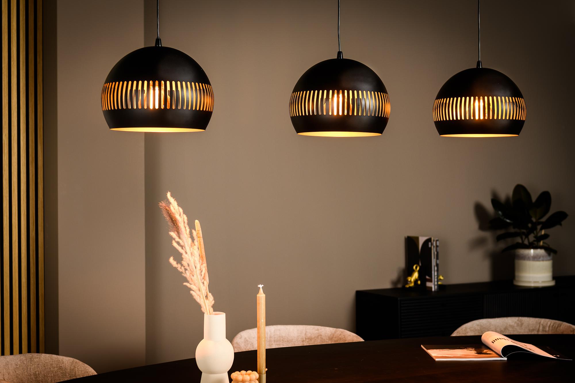 Pendant lamp metal black 0