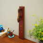 Vintage Wandschmuck Holz Braun 1970er Jahre 4
