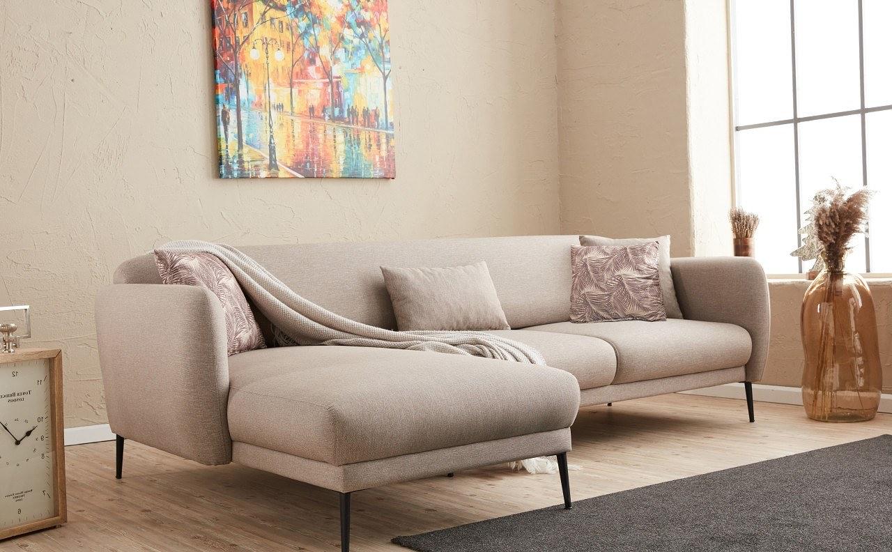 Venus Sofa Récamiere Links Creme 1