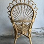 Pfauensessel Rattan Natur 8