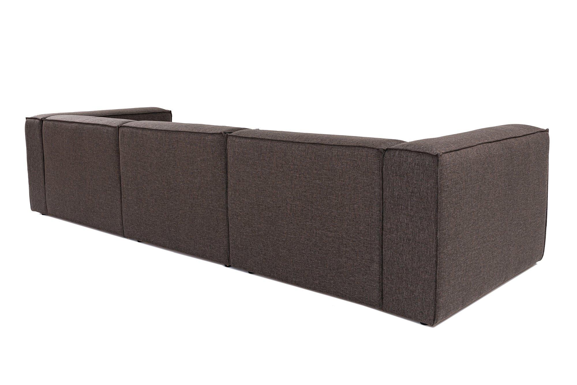 Fora corner sofa dark brown 7
