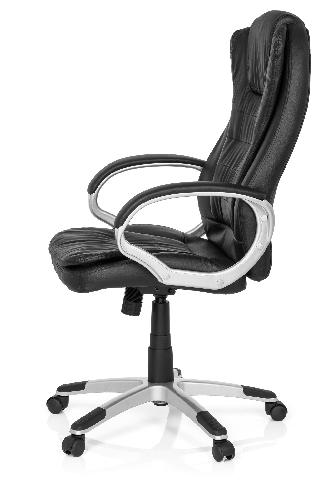 Office chair Leatherette Black 8